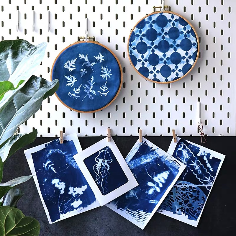 斗门区图书馆井岸镇分馆公益活动————《"蓝晒"一件独一无二的t恤